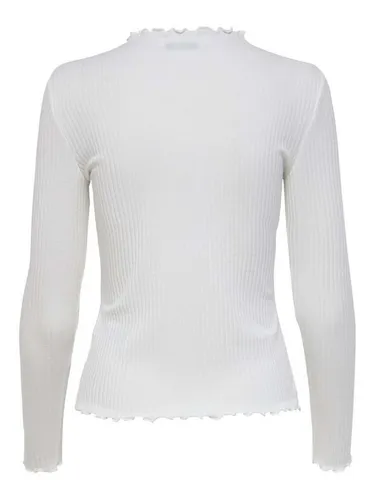 ONLY Langarmshirt Emma (1-tlg) Rüschen