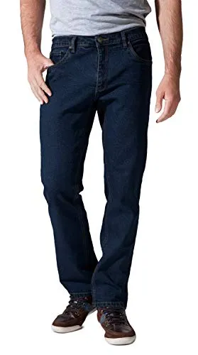 Rounder Falco - Blue Black Stretch Jeans von Stooker Brands - Robuste Herren Stretch Jeans in Größe 36 und Länge L32, ideal als bequeme Arbeitshose aus hochwertigem Denim.