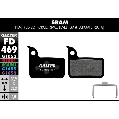 GALFER Bremsbeläge Disc Standard für SRAM/Avid SR-009