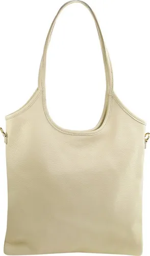 Toscanto Damen Umhängetasche aus echtem Leder - Stilvolle Umhängetasche aus hochwertigem Kalbsleder, Größe: 32x34x3 cm, perfekt für den täglichen Einsatz und bietet ausreichend Platz für Ihre Essentials.
