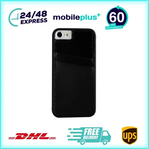 Produktbild Original Echtleder Handyhülle für iPhone 6 6s Plus Antique Schwarz 6SPLDR214