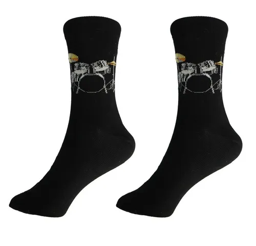 mugesh Freizeitsocken Musik-Socken Schlagzeug für Musiker