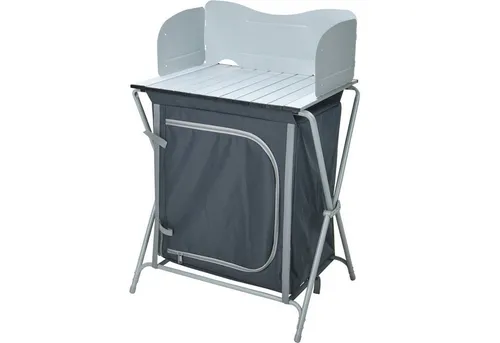 Redcliffs Outdoor Gartentisch Camping Küchenschrank - Faltbarer Camping-Küchenschrank für praktische Aufbewahrung unterwegs. Robuste Konstruktion und geräumiger Stauraum machen ihn zum idealen Begleiter für alle Outdoor-Aktivitäten.