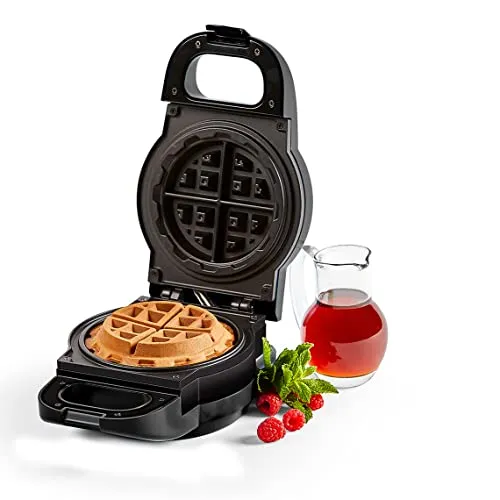 PowerXL Waffelstar XL 18 cm (schwarz) - Waffelautomat für grenzenlosen Waffelspaß, perfekte Temperaturregelung und einfache Reinigung