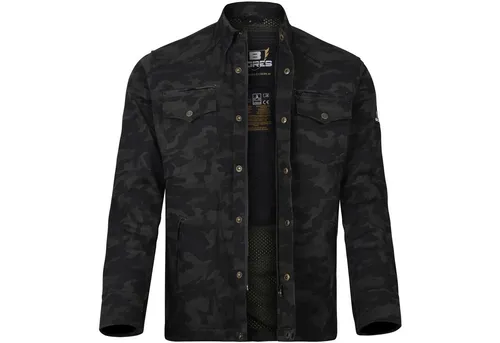 Bores Motorradjacke Military Schwarz S von Bores