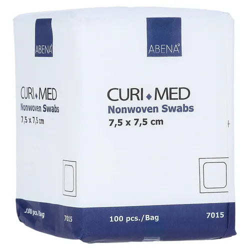 Vlieskompressen Unsteril 7,5x7,5 cm 4lag 100 St