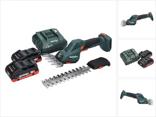 Metabo SGS 18 LTX Q Akku Gras- und Strauchschere inkl. 2 Akkus und Ladegerät