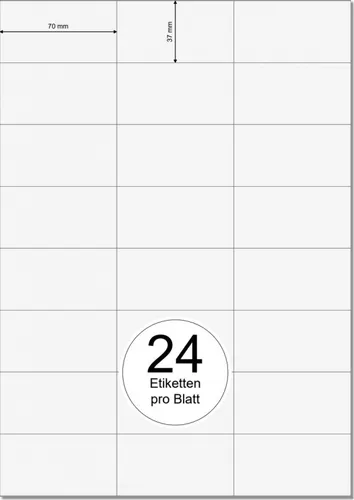 Adressaufkleber von Printation