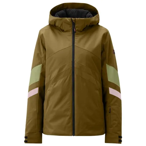 ZIENER Damen Skijacke TARAINA-Z, grün (seaweed), Gr. 40 - Funktionsjacke mit atmungsaktiver, wasser- und winddichter AQUASHIELD® Membrane, PFAS-frei und bluesign® zertifiziert, für optimalen Tragekomfort und Bewegungsfreiheit beim Skifahren.