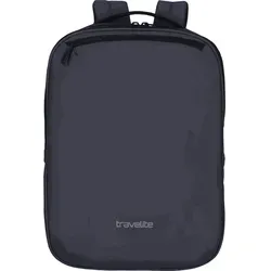 Travelite Handgepäck-Rucksack - 13 Zoll Laptopfach, wasserabweisend und mit Trolley Sleeve für stressfreies Reisen, 40 cm, 12 Liter, Marineblau