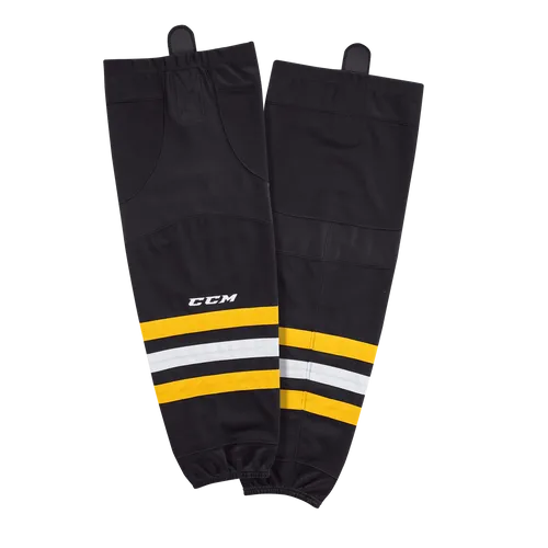 Stutzen CCM SX8000 Game Socks - Pittsburgh Home - Eishockey Stutzen in der Größe Intermediate, ideal für den Einsatz auf dem Eis. Hoher Tragekomfort und optimaler Sitz für volle Konzentration auf das Spiel.