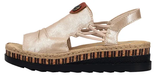 Rieker Sandalen V7972-60, Damen, Beige in beige von Rieker