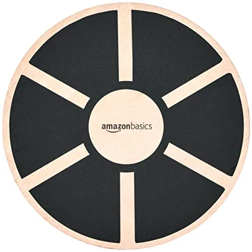 Amazon Basics Balancebrett aus Holz Schwarz in schwarz von Amazon