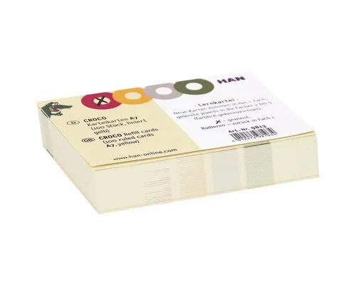 HAN Karteikarten, A7 quer, liniert