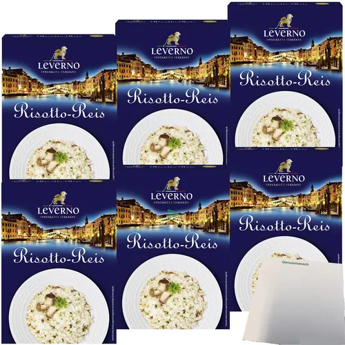 Leverno Risotto-Reis 6er Pack 6x250g Packung usy Block