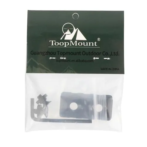 ToopMount Picatinny-Schiene Adapter Gewehrschiene 3 Steckplätze Mount Rail Aluminium für Jagdsportarten im Freien