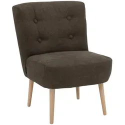 Max Winzer Sessel, Dunkelbraun, Holz, Buche, 58x78x68 cm, Goldenes M, Made in Germany, Wohnzimmer, Sessel, Polstersessel