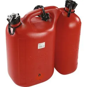 Oregon Kombi-Kanister für Kraftstoff und Kettenöl, 5L + 3L, Rot