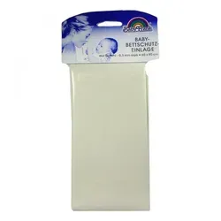 Baby Betteinlagen Gummi 60 x 90 weiss