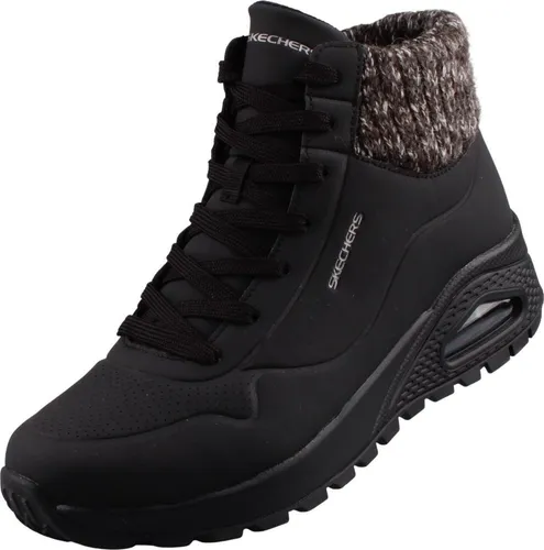 Skechers Damen Winter Boots 36 EU - Wanderschuhe aus synthetischem Leder, warm gefüttert und ideal für winterliche Abenteuer im Freien.