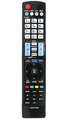 Ersatz TV Fernbedienung passend für LG AKB73275605 / Fernseher
