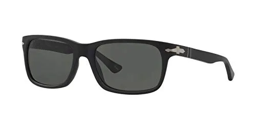 Persol Herren 0Po3048S 900058 58 Sonnenbrille, Schwarz (Black/Polar Grey)