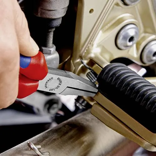 Knipex 20 01 180 Elektronik- u. Feinmechanik Flachzange Gerade Chrom-Vanadium Elektrostahl 180 mm