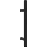 vidaXL Möbelgriffe 20 Stk. Schwarz 96 mm Edelstahl - Zubehör für Möbel: 20 langlebige Möbelgriffe aus korrosionsbeständigem Edelstahl, ideal für Schränke und Schubladen, mit einfachem T-Form Design für besseren Grip.
