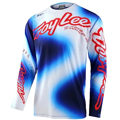 Troy Lee Designs TLD Herren 354914004 Motocross-Trikot, Bianco, Large