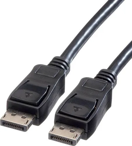 Value DisplayPort Anschlusskabel DisplayPort Stecker, DisplayPort Stecker 1.50 m Schwarz 11.99.5629 Geschirmt DisplayPort-Kabel
