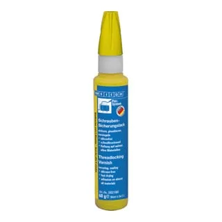 WEICON Schraubensicherungslack - 60 g gelb (RAL 1021) - Klebeprodukte: Schnelltrocknender Sicherungs- und Plombierlack für zuverlässigen Schutz vor Manipulation und Korrosion, ideal für Schraubverbindungen.