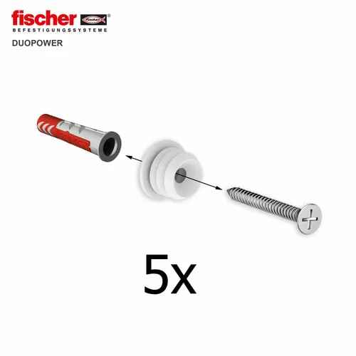 Bilderschienen Galerieschienen Montageset für 2m inkl. Clipse, Dübel, Schrauben