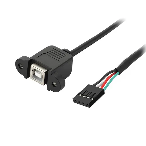 Q84 Adapterkabel, 5-Pin-Mainboard-Header-Buchse auf USB B Buchse, 30 cm festbar