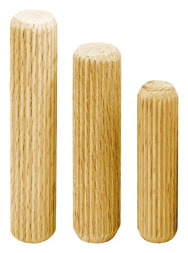 Produktbild Facett Langholzdübel Buche geriffelt 8 x 30 mm