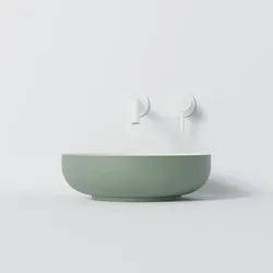 Steinberg Serie 440 Aufsatzwaschtisch, rund, ohne Überlauf von Steinberg