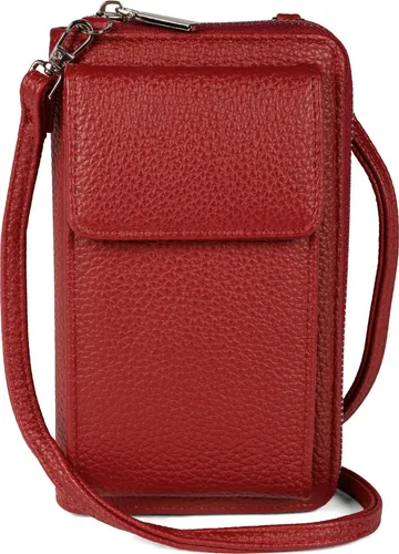 styleBREAKER Damen Mini Bag mit RFID Schutz - Umhängetasche mit integriertem RFID-Schutz und Handyfach, ideal für flexibles und sicheres Tragen von Essentials im Alltag oder auf Reisen.