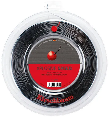 Kirschbaum XPLOSIVE SPEED Tennissaiten 200m Rolle schwarz 1,18 mm