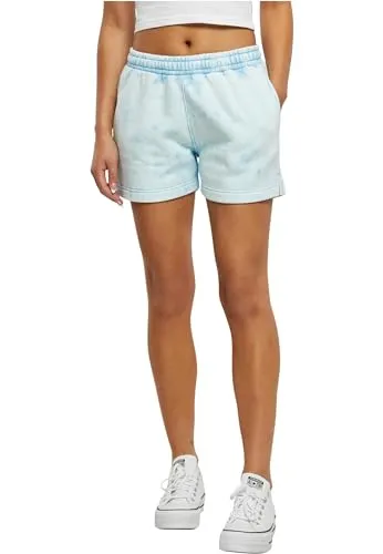 Urban Classics Damen Shorts Ladies Towel Washed Sweat Shorts balticblue XL
