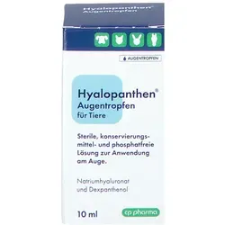 Cp Hyalopanthen Augentropfen für Tiere - Arzneimittel zur Befeuchtung und Pflege der Augen von Tieren, ideal bei trockenen oder gereizten Augen.