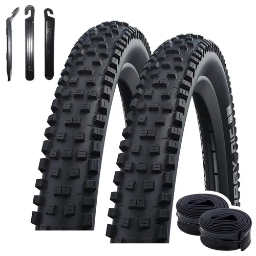 maxxi4you Fahrradreifen 2 x Schwalbe Nobby Nic ADDIX 29 x 2,25 Schwarz