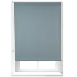 Relaxdays Verdunkelungsrollo grau 60 bis 120 breit Anthrazit,Silber
