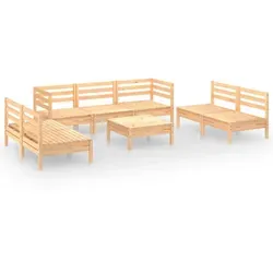 vidaXL 8-teiliges Garten-Lounge-Set aus Kiefernholz