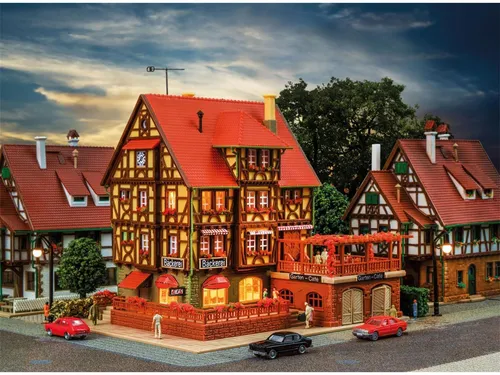 Vollmer 47688 N Bäckerei mit Gartencafé - Romantisches Fachwerkhaus Modell