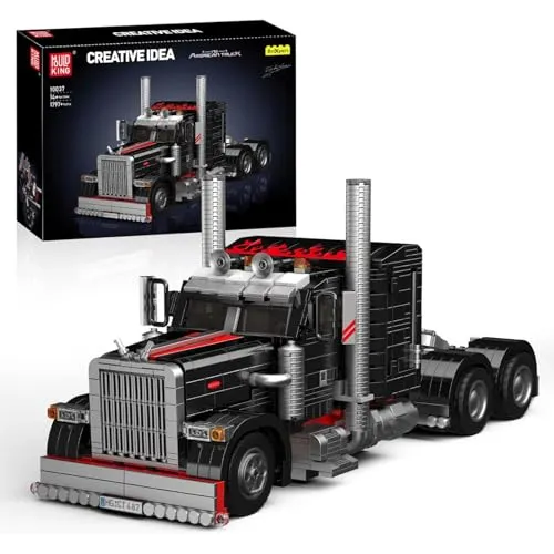 Mould King 10037 Technik Truck Modell Bausatz, Kreativität Technologie LKW Klemmbausteine Set, Geschenkmodell Spielzeug für Kinder/Erwachsene/Fahrzeugbegeisterte (1797 Teile)