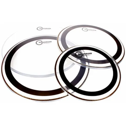 Aquarian Performance 2 Fell Set - Doppellagiges Fell Set für Schlagzeug, bietet vollen und tiefen Sound, erhältlich in den Größen 10