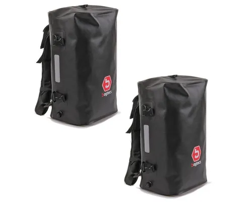 Bagtecs Reisetasche 2x Hecktasche Rucksack BK35 Drybag - Motorradkoffer mit 35l Volumen, wasserdicht und ideal für lange Touren und Outdoor-Abenteuer.