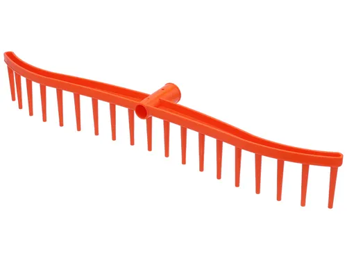 Heurechen 60cm, Kunststoff, 19 Zinken Rasenrechen Laubrechen Gartenrechen Rechen