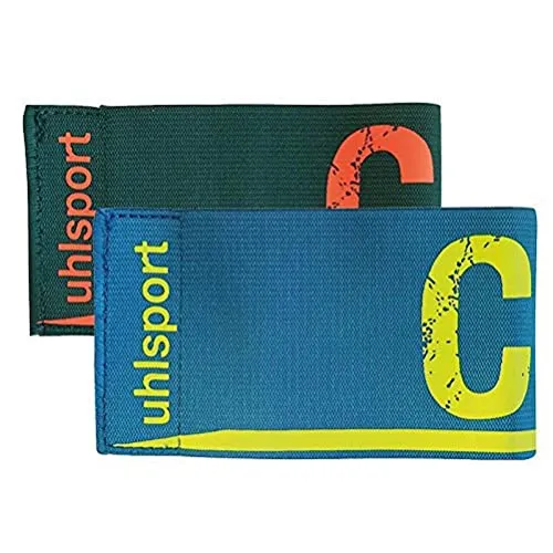 uhlsport Spielführerarmbinde/Kapitänsbinde/Fußball/Armbinden, Petrol/Cyan, Einheitsgröße One Size