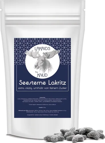 Knud | 150g Lakritz extra salzig - Seesterne