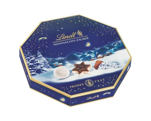 LINDT Schokolade, Lindt Weihnachts Zauber Pralines aus Alpenvollmilchschokolade 200g